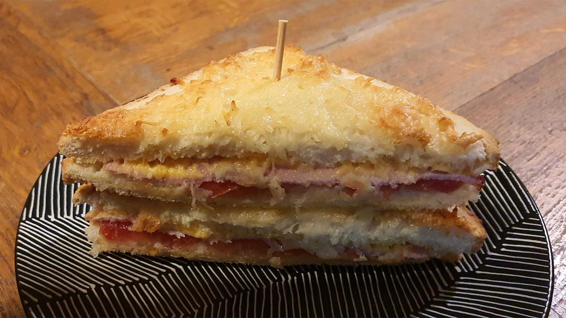 Image d'un croque monsieur.